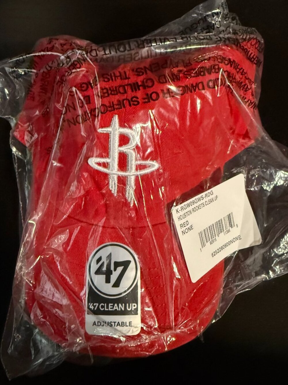Houston Rockets Hat Cap '47 Adjustable Red
